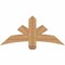 Ekena Millwork Alberta Smooth Timber Gable Bracket, Western Red Cedar, 48"W x 22"H x 5 1/2"D x 5 1/2"F, 11/12 Pitch GBW048X22X0606ALB00SWR - alternate 1